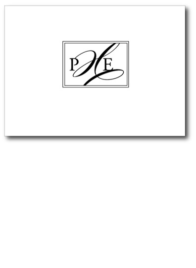 Triple Letter Monogram Front